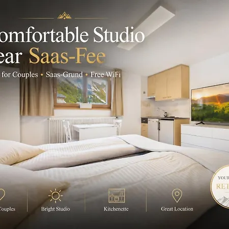 Comfortable Near Saas-fee Ideal For Couples Apartamento Saas-Grund